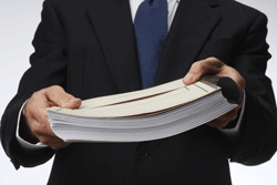Man holding file